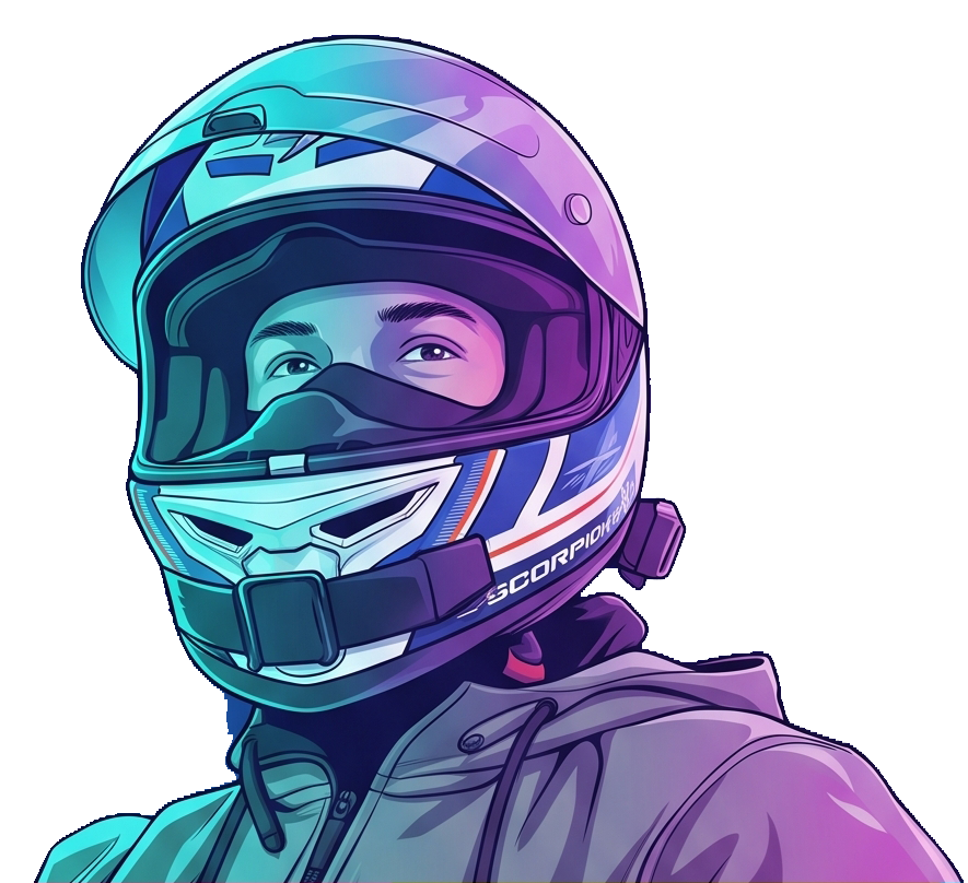 Simo motorcycle avatar artwork