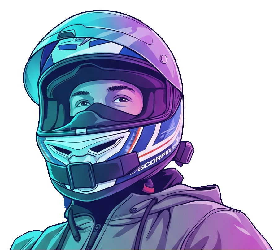 Simo motorcycle avatar artwork